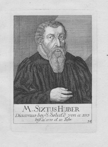 Sixtus huber diakon - diakon, sebald